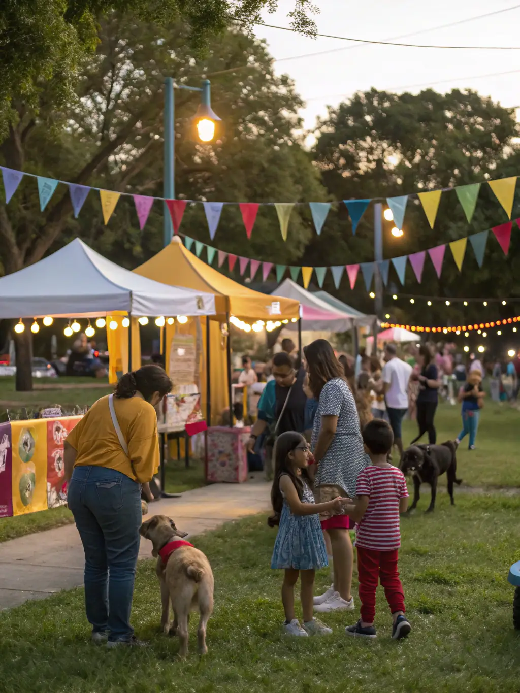 A group of diverse individuals laughing and interacting during a CANIPOTOS 22 event, highlighting the sense of community and belonging.